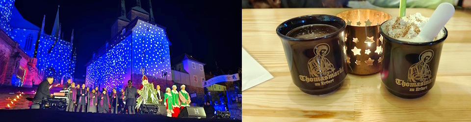 In Erfurt locken gleich mehrere bezaubernde Weihnachtsmärkte.